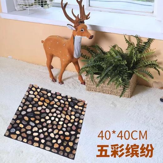 鹅卵石地垫 足底按摩垫雨花石脚垫 石子指压板家用穴位足疗脚垫 中老年养生健康 商品图4