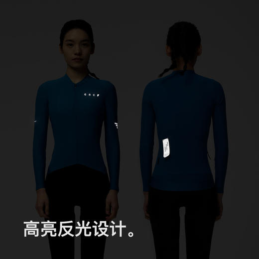 GRC桀骜无尽TECH LW系列女骑行服夏季新款公路车透气速干长袖自行车 商品图3