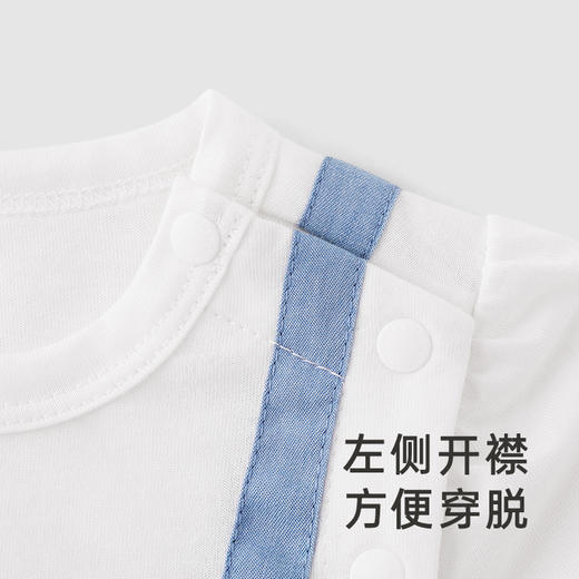 【商场同款】英氏婴儿衣服短袖女宝连体衣新生儿爬服春夏新款 商品图1