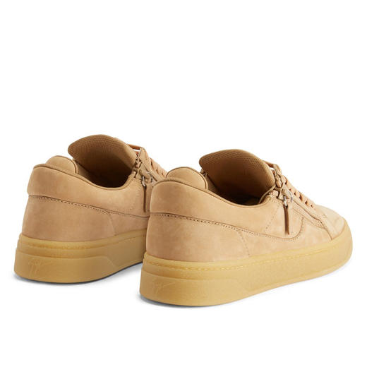 Giuseppe Zanotti 男士金属签名徽标低帮休闲运动鞋 棕色 RM40005001 商品图2