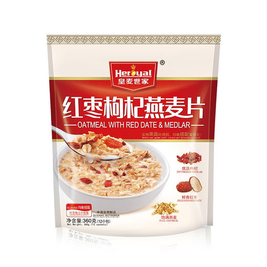 皇麦世家红枣枸杞燕麦片360g 商品图7