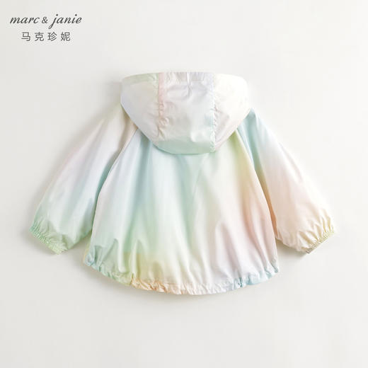 [轻盈防晒]马克珍妮女童宽松连帽渐变防晒衣儿童防晒服夏装240361 商品图2