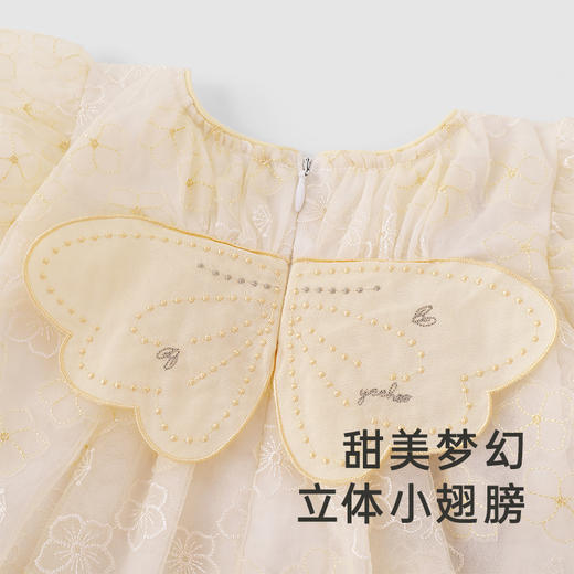 【商场同款】英氏儿童连衣裙春夏公主裙透气女宝宝衣服新款 商品图3