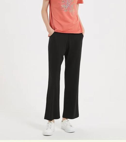 FF竹纤维女士罗马布休闲直筒裤1072 商品图0