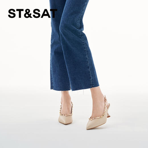 星期六法式尖头铆钉中后空SSC1114125 商品图5