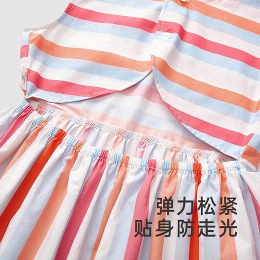 英氏婴儿衣服春装女童连衣裙纯棉无袖透气背心裙新款裙子 商品图3