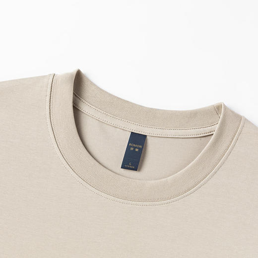 【含桑蚕丝】罗蒙男士夏季柔软亲肤短袖t恤男休闲男式t恤潮流男士t恤短袖 商品图5