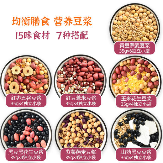 食尚农场30日豆浆原料组合 1050g/盒 商品图2