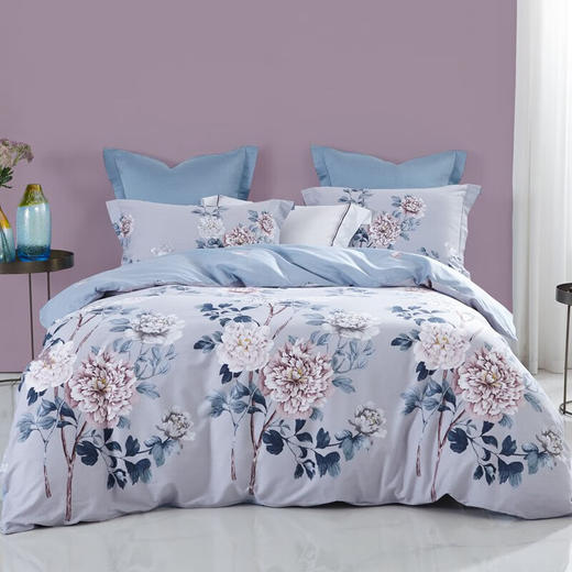 梦洁家纺  四件套  纺纯棉印花四件套：风婉 商品图0