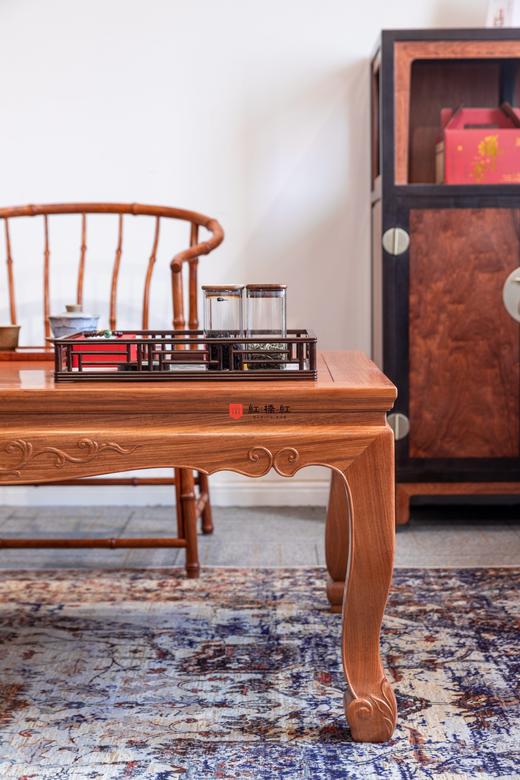 红桥红  家具严选  缅甸花梨(大果紫檀）  【紫光檀 125小号素面 万历柜】 商品图4