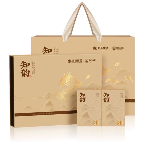 狮峰牌精品西湖龙井知韵礼盒250g（该品发普通快递）