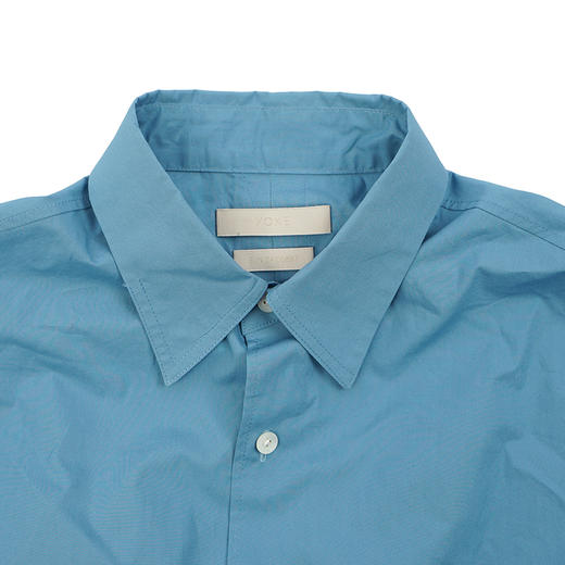 YOKE BOXY REGULAR COLLAR SHIRT S/S 高支棉经典款短袖衬衫 商品图1