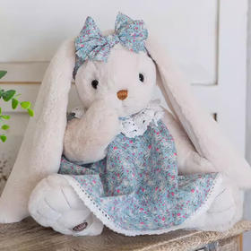Gabriel伽百利田园花裙兔公仔毛绒玩具