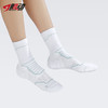 627肌动中筒毛巾底运动袜男专业跑步袜女户外徒步马拉松袜白色篮球袜 商品缩略图9