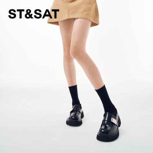 星期六金属扣饰一脚蹬乐福鞋SSC1111562 商品图5
