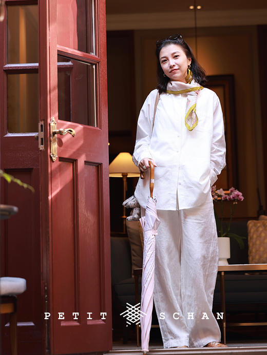 PETIT SCHAN小闪 ACC#021 Maison de l’Art nouveau 新艺术之家 新艺术风格法式印花丝棉方巾 商品图3