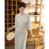 2024春季新款新中式提花复古民国淑女风改良版长袖旗袍LSB2241 商品缩略图2
