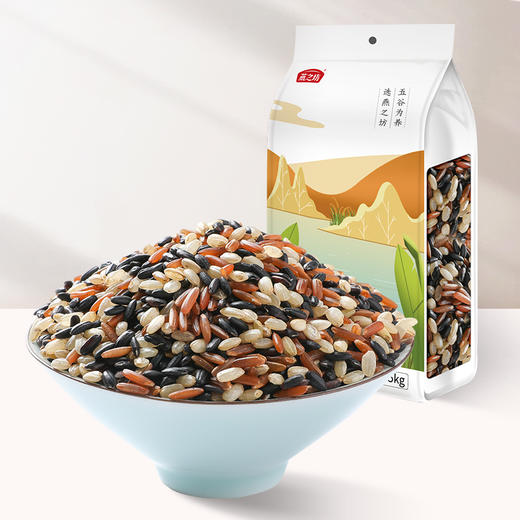 燕之坊三色糙米2.5kg 五谷杂粮粗粮全谷物混合杂粮米饭 商品图0