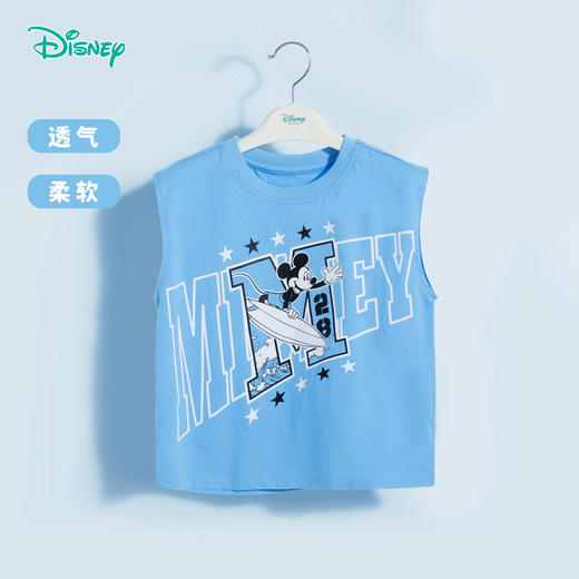 【商城同款】迪士尼新款男童米奇背心232DS1015 商品图3