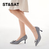 星期六气质尖头钻扣细高跟SSC1111108 商品缩略图10