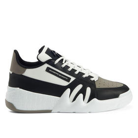 Giuseppe Zanotti 男士金属签名徽标 Talon 休闲运动鞋 混色 RU30000004