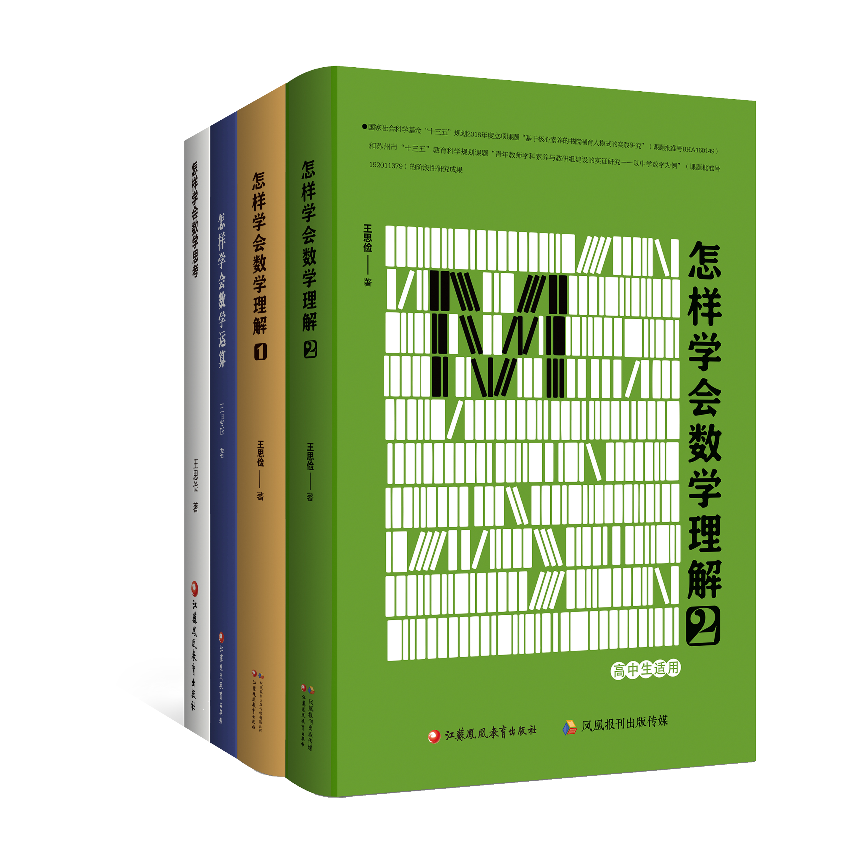 “怎样学好高中数学”系列4本套装——《怎样学会数学理解1》《怎样学会数学理解2》《怎样学会数学运算》《怎样学会数学思考》