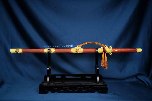 【送大马牛刀】三希堂  绝影系列  霜金陨铁唐刀  未开刃 商品图0