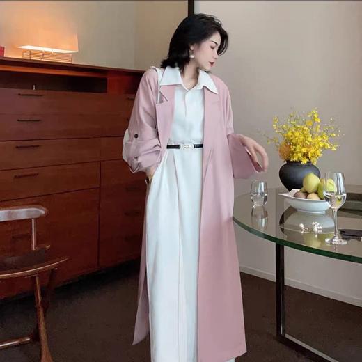  520感恩价 捡漏福利-洛系列
 宽松版型/轻奢简约气质新款时尚长款风衣外套811-喜出 商品图1