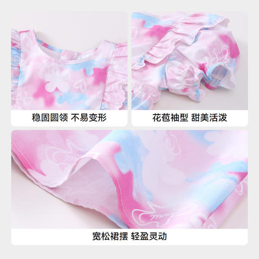 女童纯棉透气连衣裙裙子夏季新款安奈儿童装实体店同款XG423697 商品图4