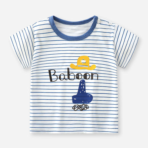 【3件/39.9】清凉夏季纯棉A类儿童短袖T恤纯棉小童夏季24个花型任选 73-130码 商品图8