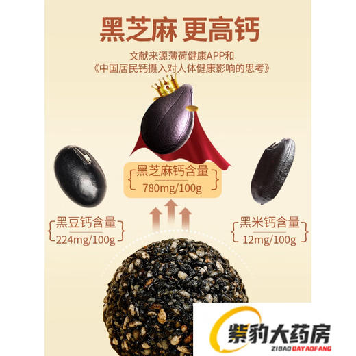 固本堂无糖芝麻丸450g袋装 商品图4