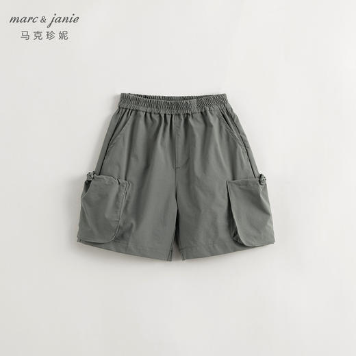 【超轻速干】马克珍妮男童休闲宽松运动短袖套装夏装新款240529 商品图3