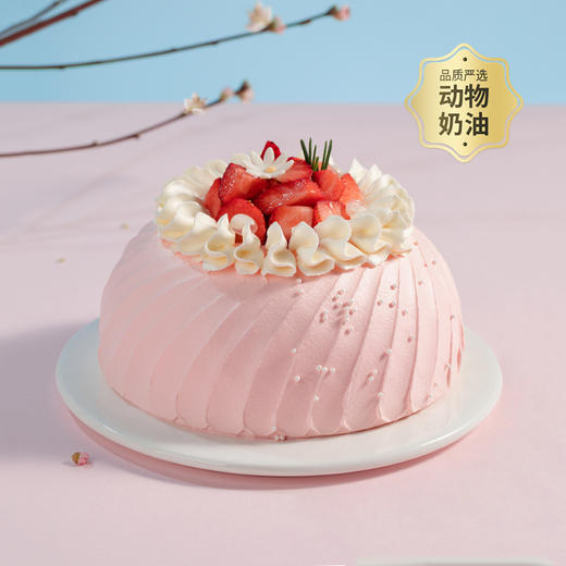 【事事如意】多种清甜鲜果粒搭配上满溢的大块草莓，碰撞出春的清新「莓」满幸福清爽不腻 商品图0