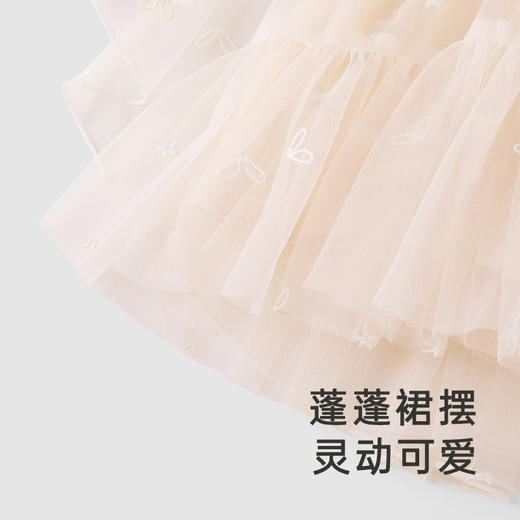 【商场同款】英氏儿童连衣裙春夏网纱透气女宝公主裙新款裙子 商品图3
