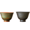 日本进口常滑烧天目茶杯 梅原昭二昭龙作手工杯 商品缩略图4