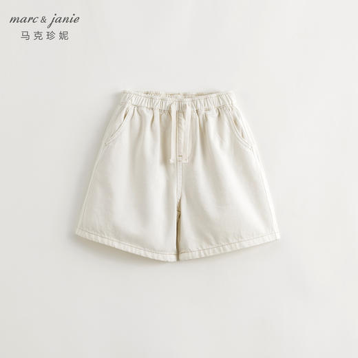 马克珍妮男童舒适纯棉五分牛仔短裤儿童裤子2024年夏装新款240517 商品图2