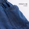 马克珍妮女童木耳边大口袋牛仔短裤儿童裤子2024年夏装新款240655 商品缩略图4