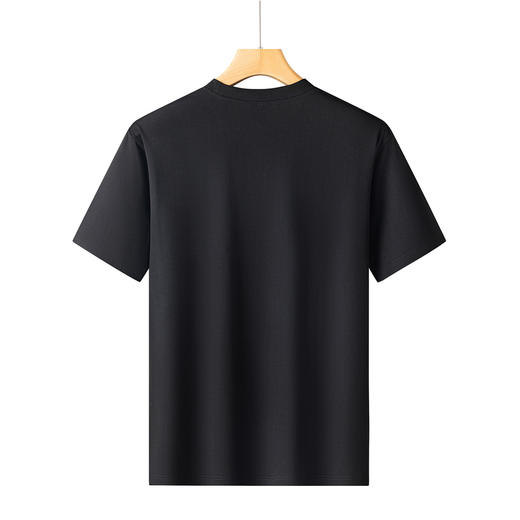 【含桑蚕丝】罗蒙男士夏季亲肤柔软男t恤简约舒适短袖t恤男休闲潮流短袖男 商品图4