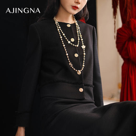 【商场同款】阿菁娜2024春季新款都市百搭短外套A29C107056 商品图3