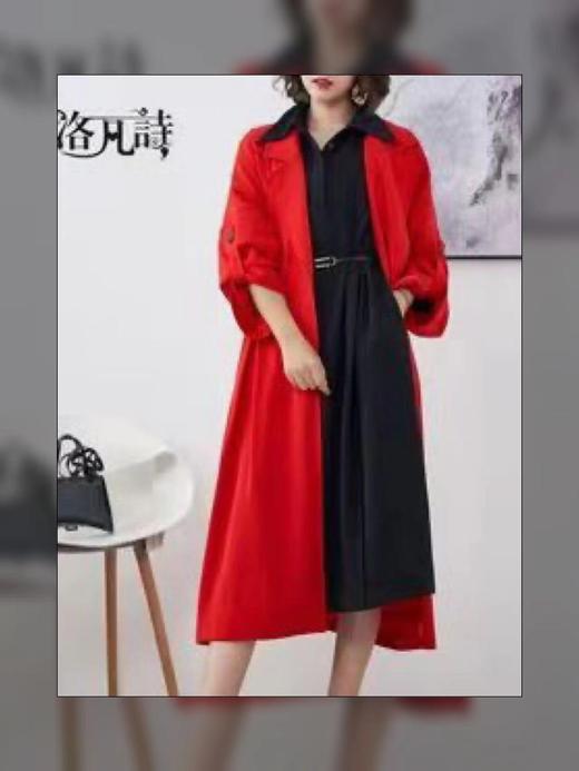  520感恩价 捡漏福利-洛系列
 宽松版型/轻奢简约气质新款时尚长款风衣外套811-喜出 商品图6