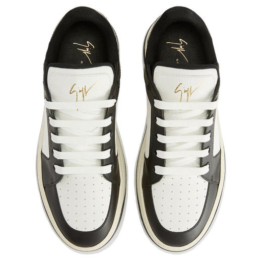 Giuseppe Zanotti 女士签名徽标印花 Gz94 漆皮低帮休闲运动鞋 混色 RS40006001 商品图3