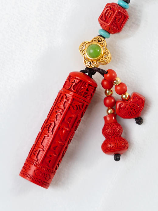 吉祥天地 2024辰砂挂件 商品图1