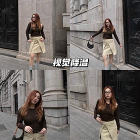 新品上身 | 日常舒适感满昏搭配，针织衫+半身裙🍥