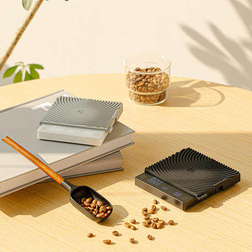 泰摩 黑镜MINI咖啡电子秤迷你智能称重 意式咖啡手冲电子称带流速 商品图14