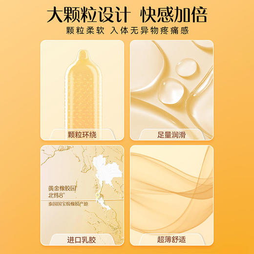 【动感颗粒】杰士邦 动感大颗粒避孕套 商品图2