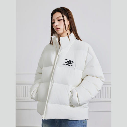 【Achock官方店】美式基础简约刺绣logo棉服外套情侣潮保暖棉衣男 商品图4