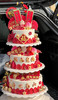 【三层寿星蛋糕】--寿星象征着幸福，吉利，长寿！下层可以换杯子蛋糕，款式可以定制的，可以加微信下单15089264130 商品缩略图1
