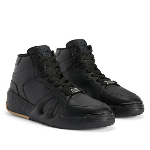 Giuseppe Zanotti 男士签名徽标 Talon 高帮休闲运动鞋 黑色 RU30001001 商品图1