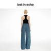 [捡漏价]lost in echo2024春季新品设计师品牌大口袋酸洗阔腿休闲牛仔裤 商品缩略图4