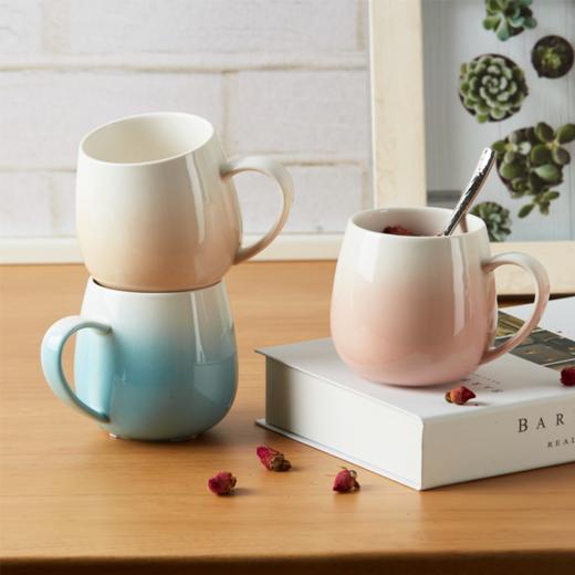 渐变蛋形杯 粉色 400ml 商品图0